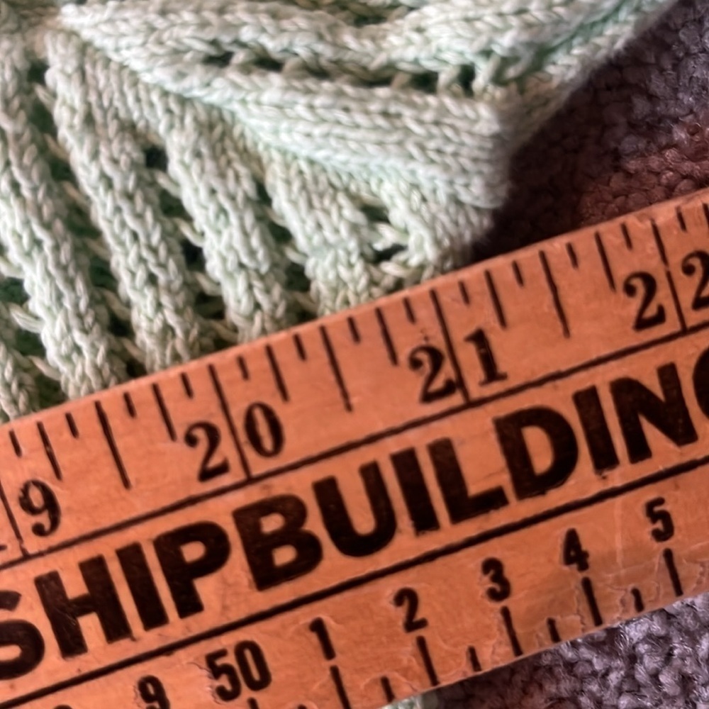 LOFT Green Open Stitched Sweater Size XS - Picture 10 of 10